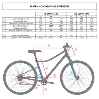 ROWER TREKKINGOWY RIVERSIDE 920 rozmiar L - 65,00 zł | Decathlon Rent